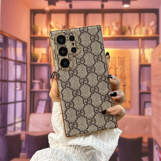 Vintage Embossed Electroplated Samsung Case