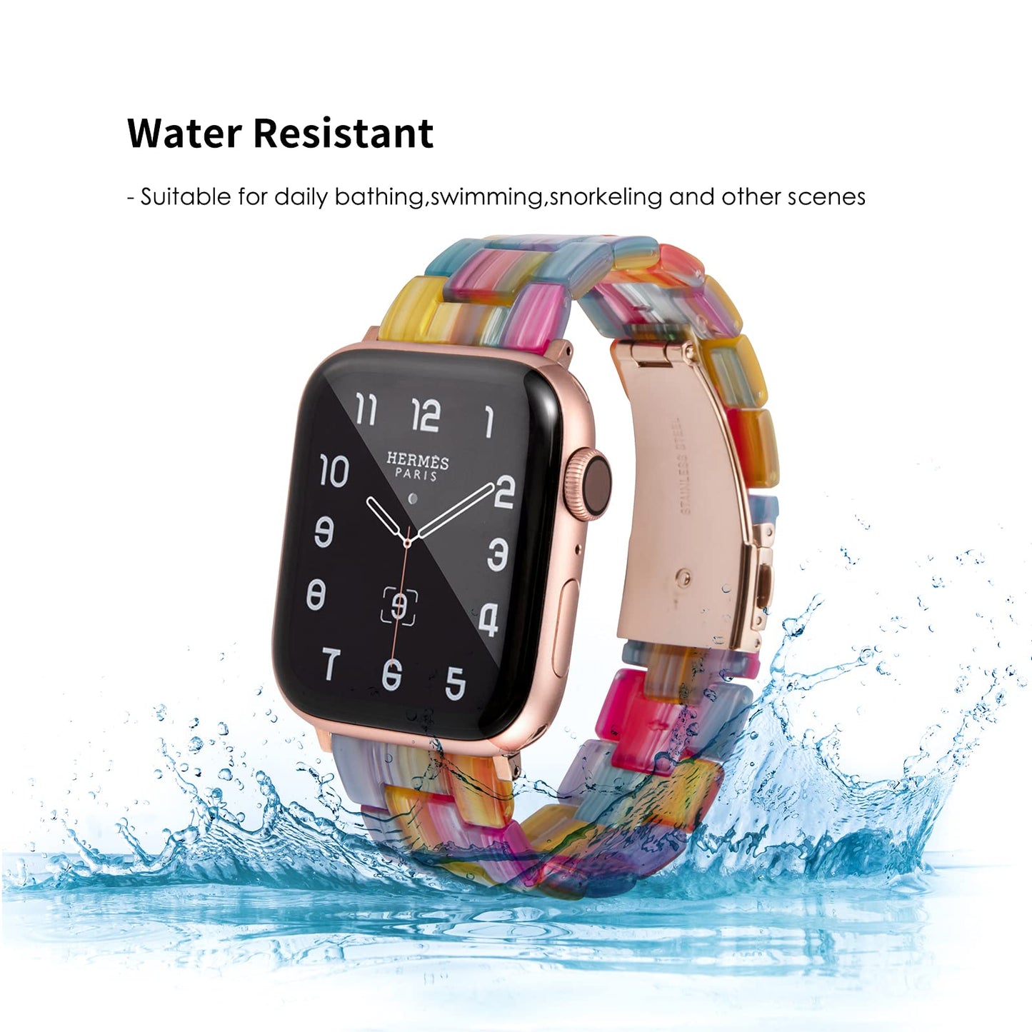 Rainbow Resin Band