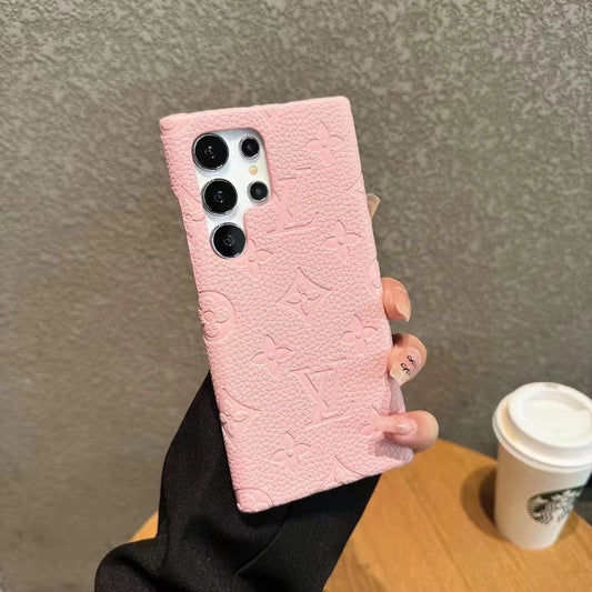 Leather Printed Samsung Case