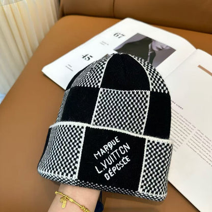 2025 New Embroidered Knitted Woolen Hat