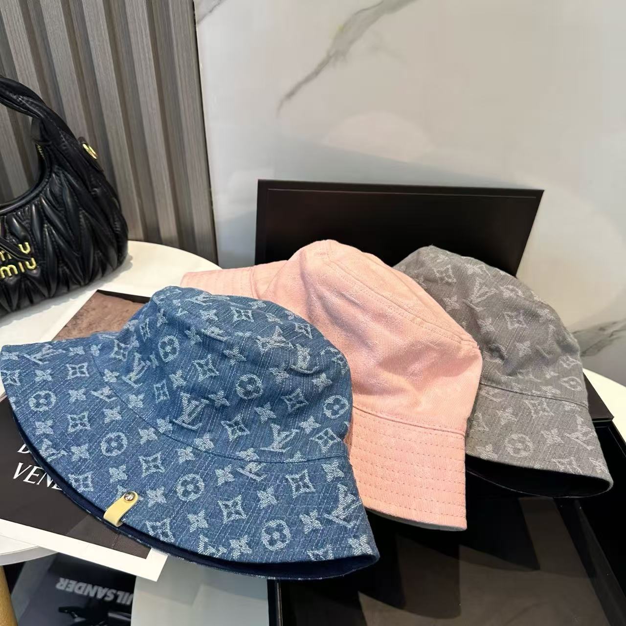 New denim fisherman hat