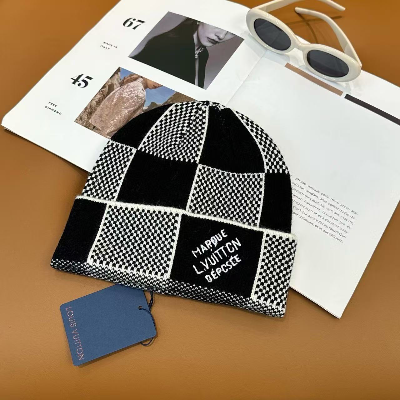 2025 New Embroidered Knitted Woolen Hat