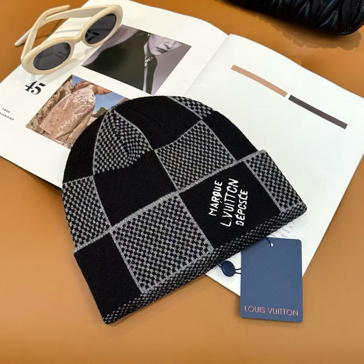 2025 New Embroidered Knitted Woolen Hat