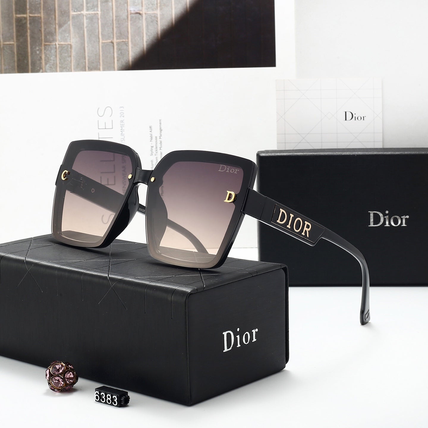 5 colors fashionable thickened beautiful edge high definition gradient color ocean lens series