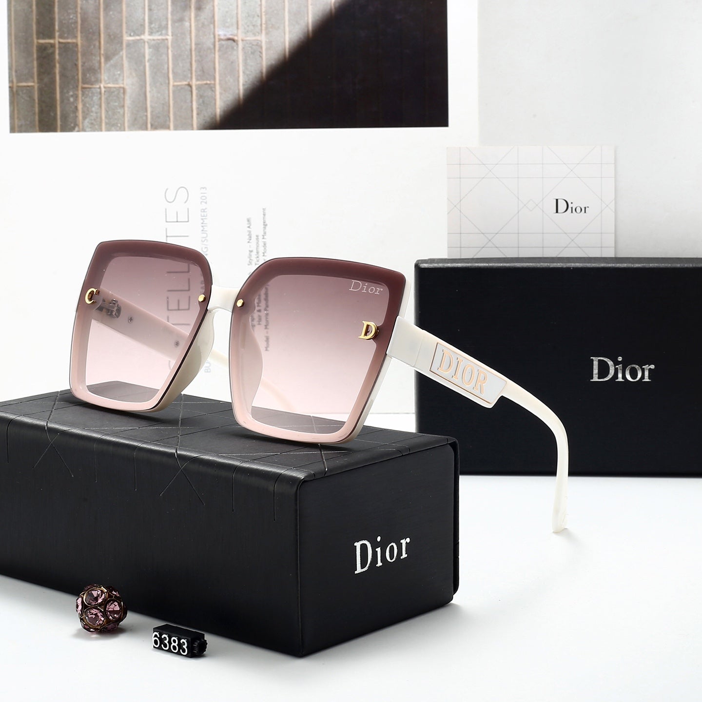 5 colors fashionable thickened beautiful edge high definition gradient color ocean lens series