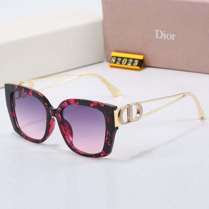 6 colors new style metal temple hot sunglasses 82023