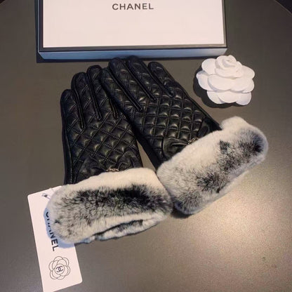 Winter Lazy Rabbit Hair Sheepskin Gloves in 2025