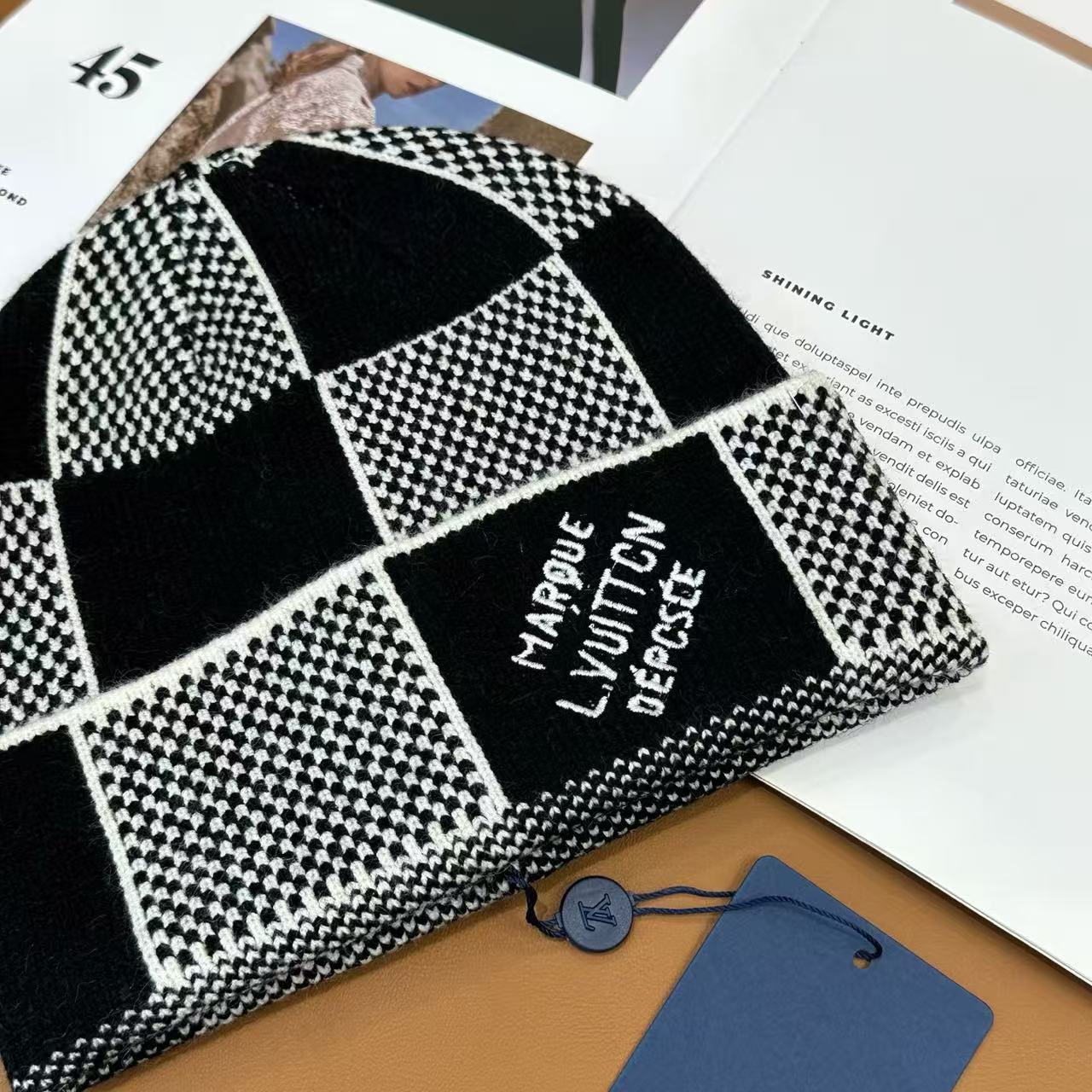 2025 New Embroidered Knitted Woolen Hat