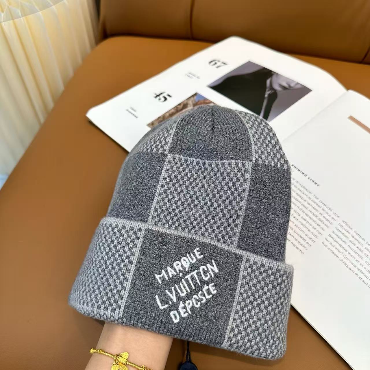 2025 New Embroidered Knitted Woolen Hat