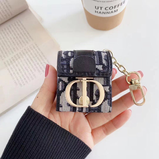 Embroidered canvas AirPods Case