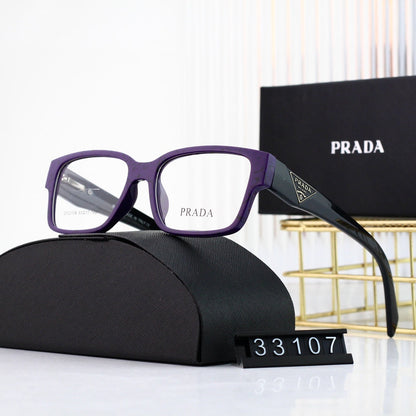 Classic Triangle Logo Square Glasses 33107