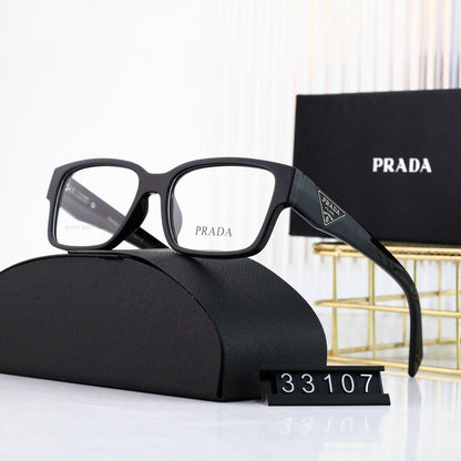 Classic Triangle Logo Square Glasses 33107