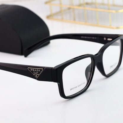 Classic Triangle Logo Square Glasses 33107