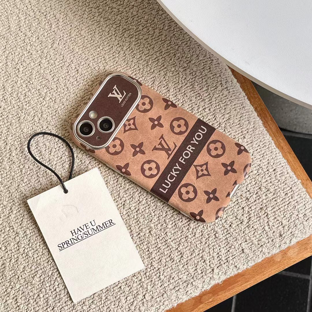 Vintage Brown Embossed Case