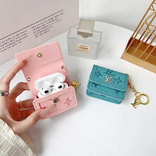 Multicolor Leather Earphone Case