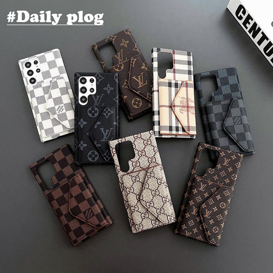 Leather Wallet Samsung Case