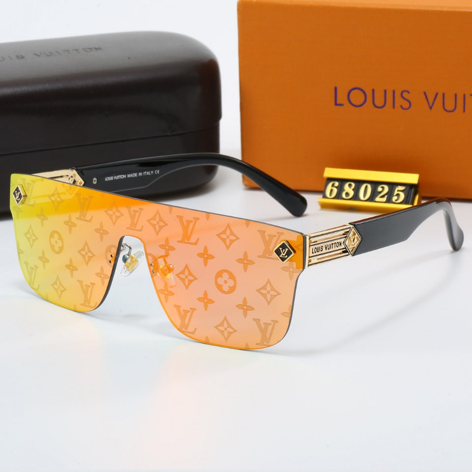 Fashion New Retro Watermark Sunglasses 68025
