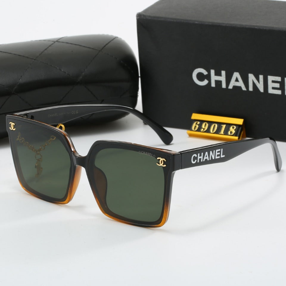 Fashion Metal Pendant Sunglasses 69018