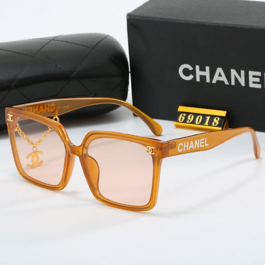Fashion Metal Pendant Sunglasses 69018