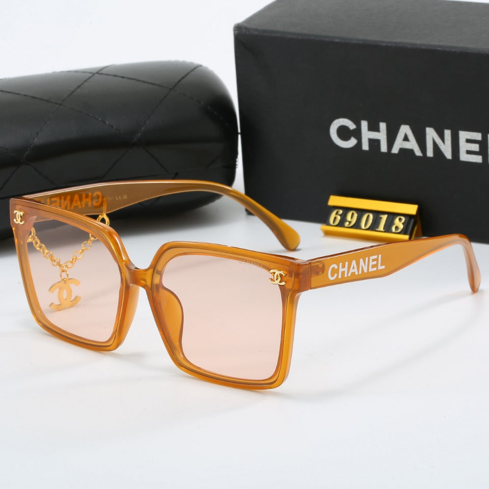 Fashion Metal Pendant Sunglasses 69018