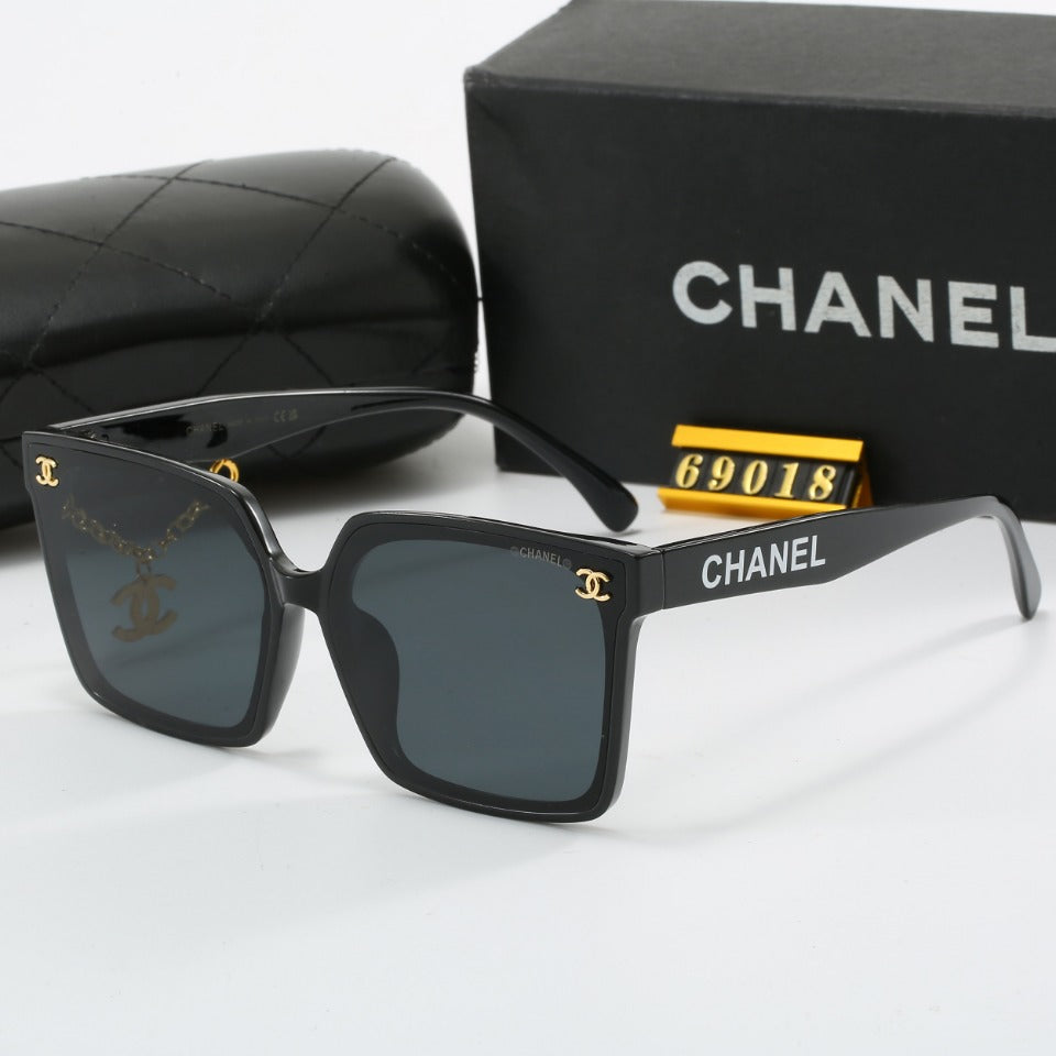 Fashion Metal Pendant Sunglasses 69018