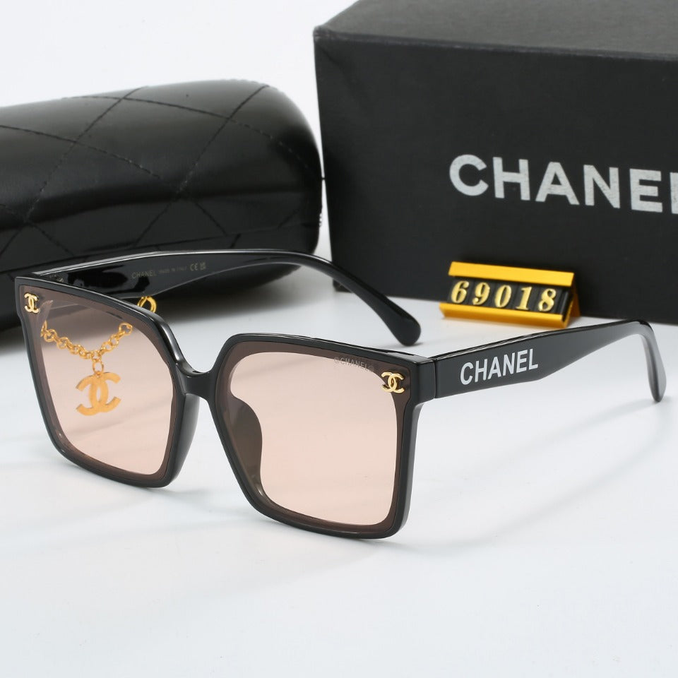 Fashion Metal Pendant Sunglasses 69018