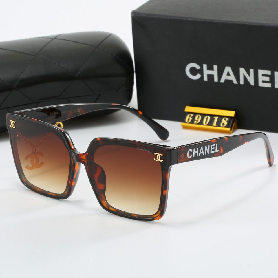 Fashion Metal Pendant Sunglasses 69018