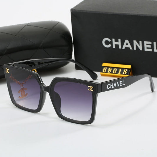 Fashion Metal Pendant Sunglasses 69018